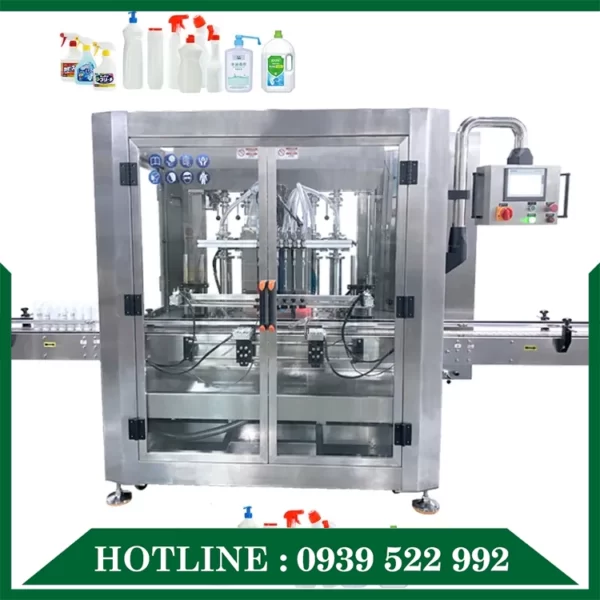 Dây Chuyền Chiết Rót Nước Giặt 10 day chuyen chiet rot nuoc giat 02