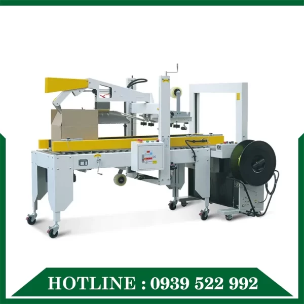 Dây Chuyền Dán Băng Dính Và Đai Thùng Tự Động 11 day chuyen dan bang dinh va dai thung tu dong 03