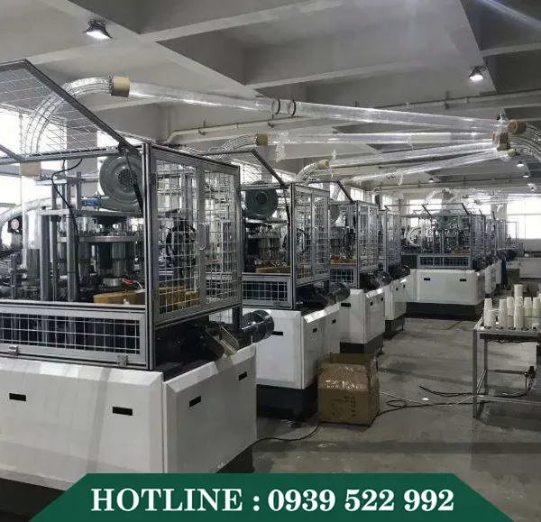 Dây Chuyền Sản Xuất Ly Giấy 10 day chuyen san xuat ly giay 4