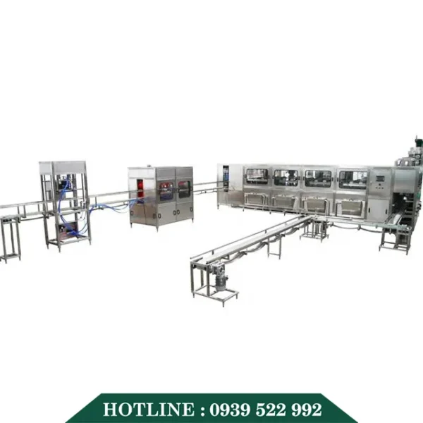 Dây Chuyền Sản Xuất Nước Uống Đóng Bình Tự Động 100-150B/H 11 day chuyen san xuat nuoc uong dong binh tu dong 100 150 4