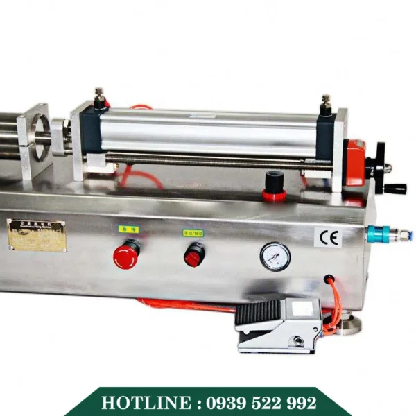 Máy Chiết Rót 1 Vòi Khí Nén Dạng Lỏng 5-500ml 9 may chiet rot 1 voi khi nen 3