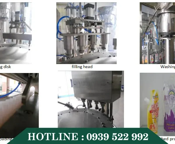 Máy Chiết Rót Chất Lỏng Dạng Túi 7 may chiet rot chat long dang tui 2