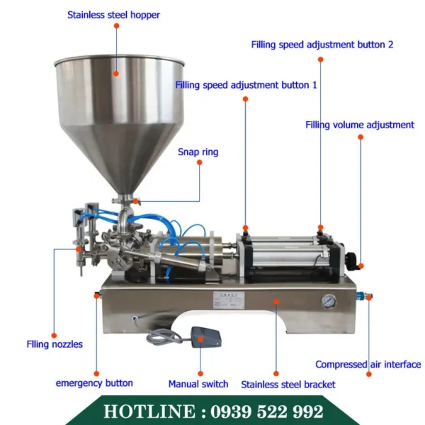 Máy Chiết Rót Dầu Ăn Dung Dịch Lỏng 2 Vòi 7 may chiet rot dau an dung dich long 2 vo 2
