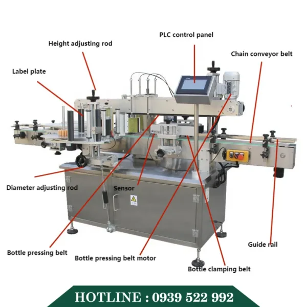 may chiet rot va siet nap chai tinh dau 3 in 1 tu dong dang xoay 4