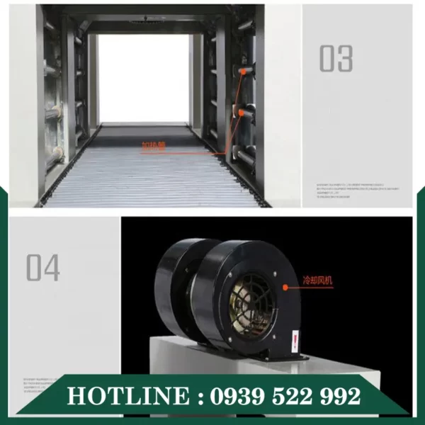 Máy Co Màng PE Có Hệ Thống Làm Mát 7 may co mang pe co he thong lam 2