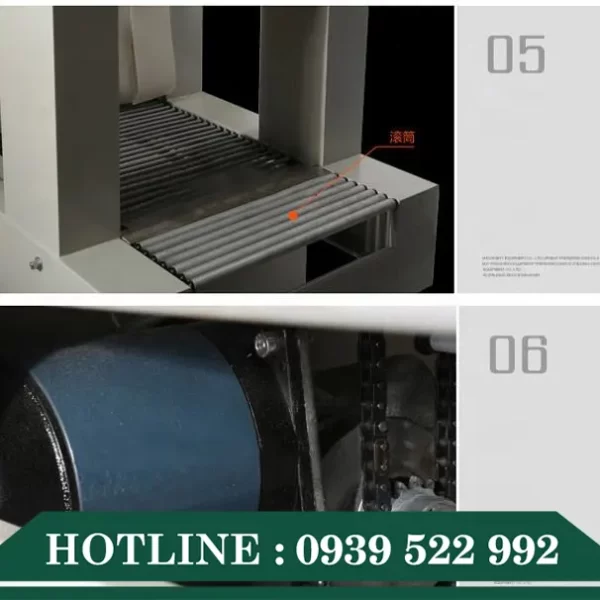 Máy Co Màng PE Có Hệ Thống Làm Mát 9 may co mang pe co he thong lam 4