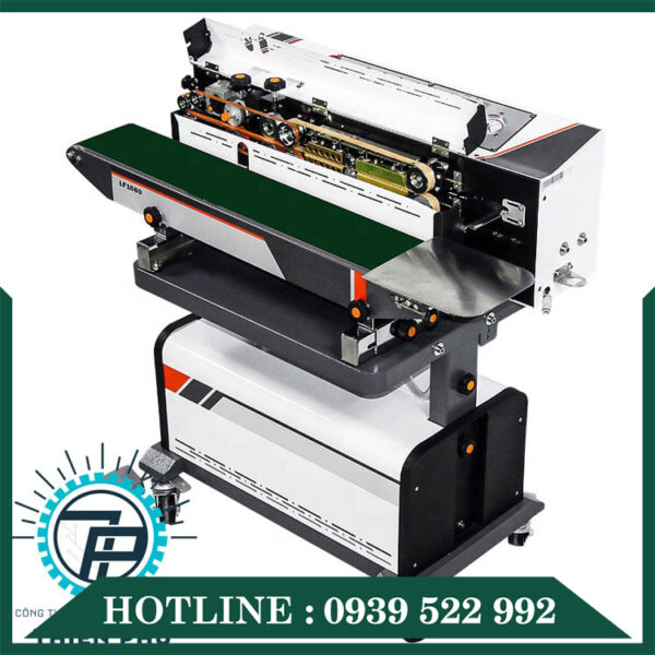 Máy Hàn Miệng Túi Liên Tục LF1080 Có Hút Chân Không