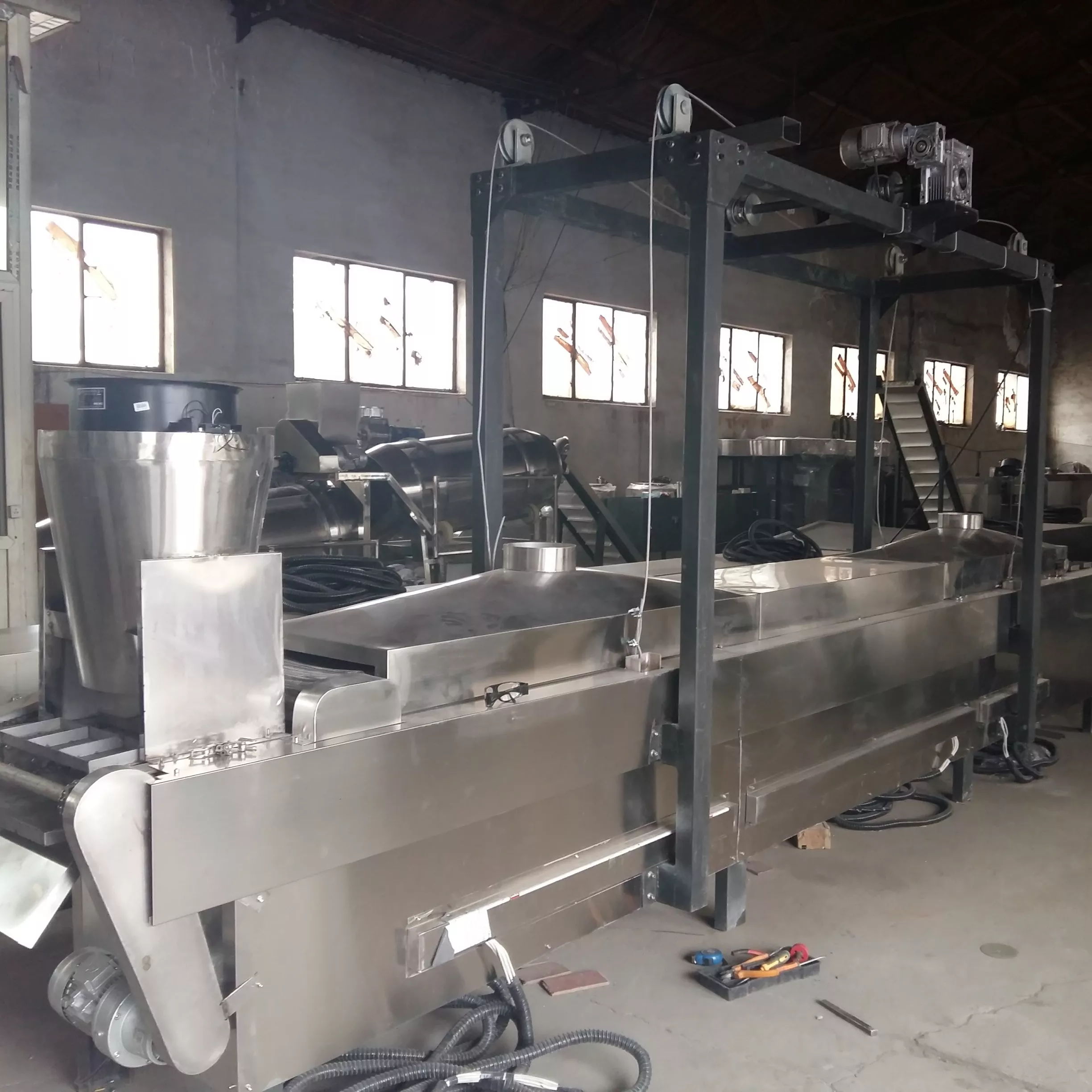 Dây Chuyền Chiên Thực Phẩm Công Nghiệp 8 LỢI THẾ KHI SỬ DỤNG DÂY CHUYỀN CHIÊN THỰC PHẨM TỰ ĐỘNG