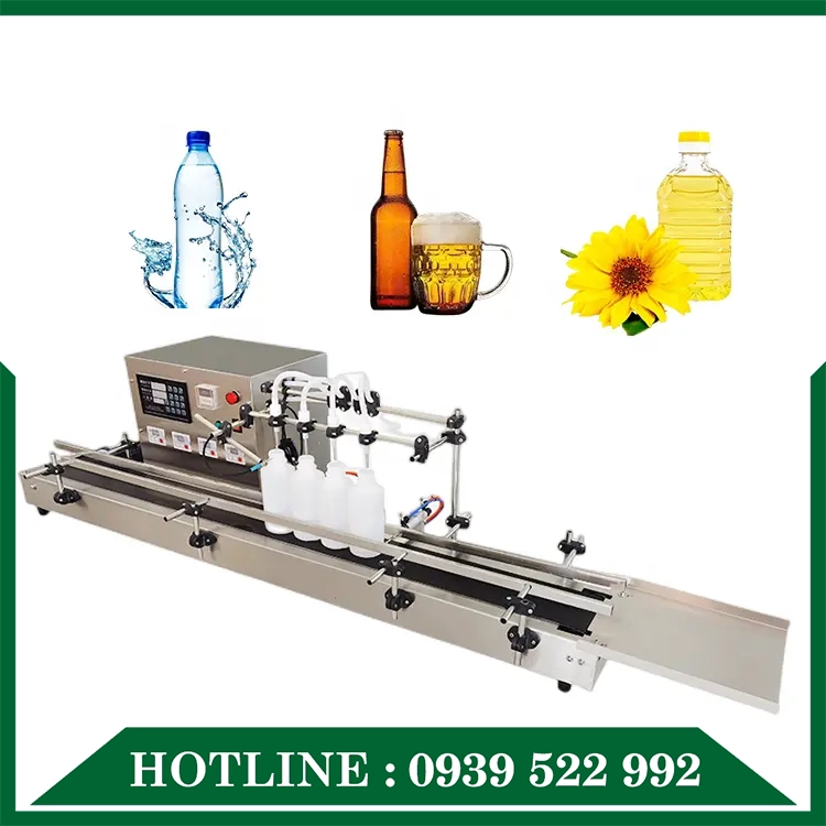 Dây Chuyền Chiết Rót 6 Vòi Tự Động Mini 300BPH 18 DÂY CHUYỀN CHIẾT RÓT 6 VÒI TỰ ĐỘNG MINI 300BPH: TIẾT KIỆM TỐI ĐA CHI PHÍ CHO DOANH NGHIỆP