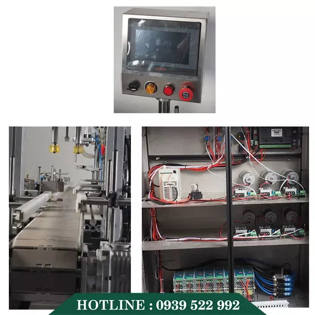 Dây Chuyền Chiết Rót Siết Nắp Tinh Dầu 6 Vòi - Ảnh 3