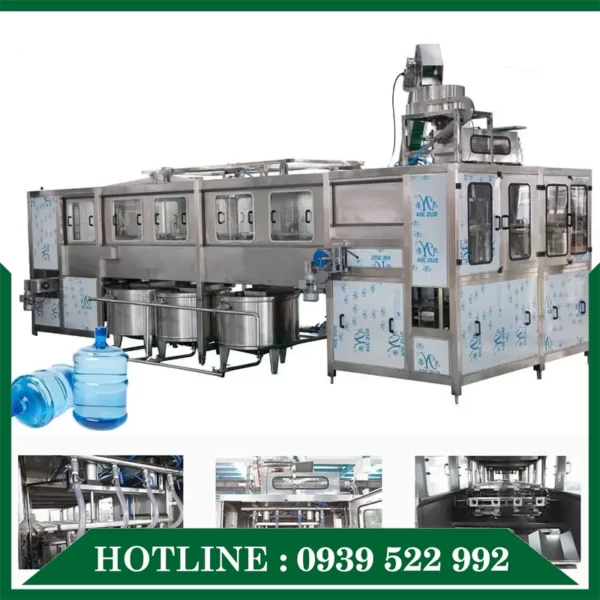 Dây Chuyền Đóng Bình Nước 20L TGTP-200 15 day chuyen dong binh nuoc 20l tgtp 200 02