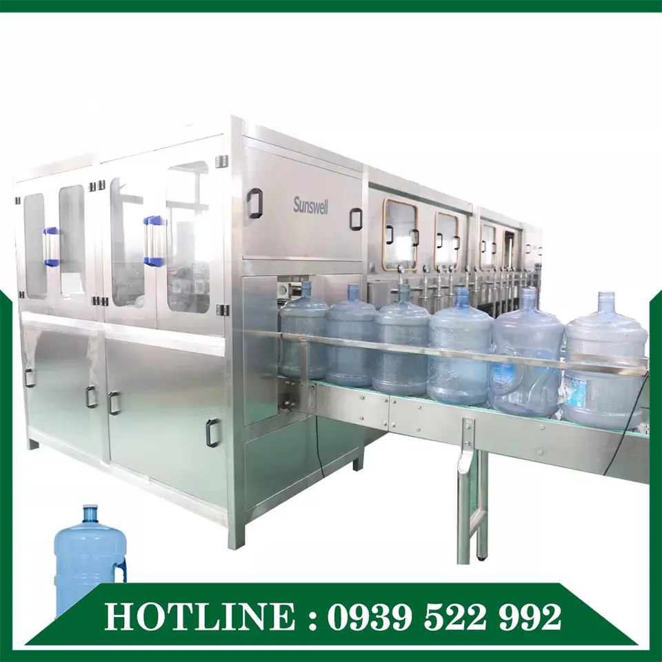 Dây Chuyền Đóng Bình Nước 20L TGTP-200 20 day chuyen dong binh nuoc 20l tgtp 200 07