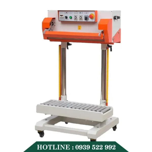 Máy Hàn Miệng Túi Khí Nén Băng Tải Con Lăn 8 may han mieng tui khi nen bang tai con lan 2