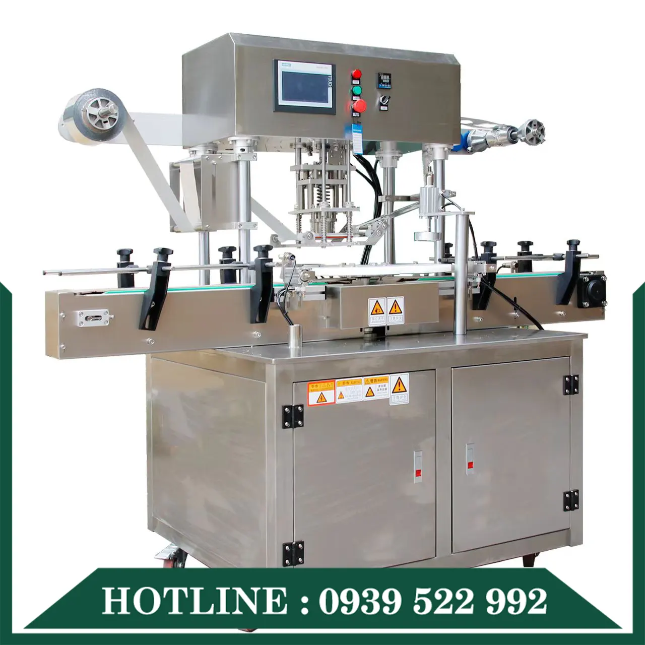 Máy Seal Màng Nhôm Mâm Xoay - Ảnh 5