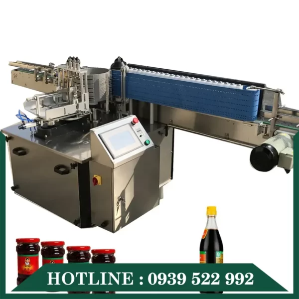 may dan nhan chai tron ho keo tu dong 1