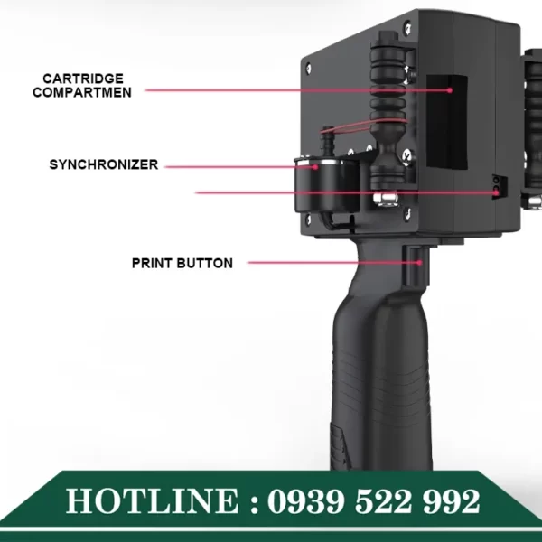 Máy In Date Phun Cầm Tay BT127 9 may in date phun cam tay bt127 3