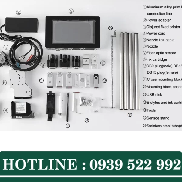 Máy Indate Phun Nhiệt Tự Động HC210 6 may indate phun nhiet tu dong hc210 2