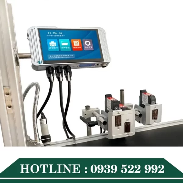 Máy Indate Phun Nhiệt Tự Động HC254 3-6 đầu in 7 may indate phun nhiet tu dong hc254 3 6 dau in da 2