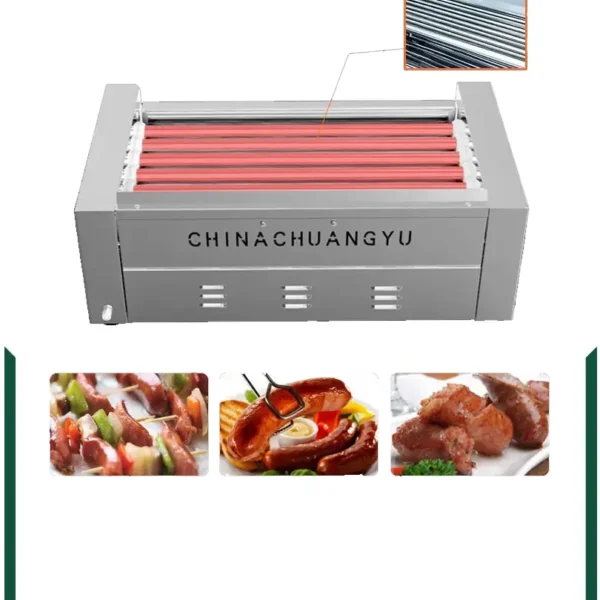 Tủ Nướng Xúc Xích 5 Thanh 7 may nuong thit xuc xich 11 thanh 1 1