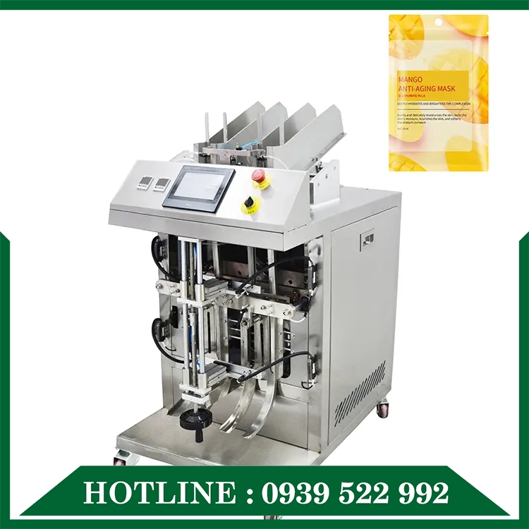 Máy Chiết Và Hàn Miệng Túi Mỹ Phẩm 18 MÁY CHIẾT VÀ ĐÓNG GÓI TÚI MỸ PHẨM DỄ VẬN HÀNH
