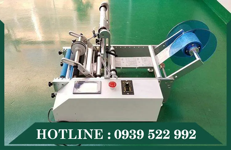 Máy Dán Decal Chai Tròn Bán Tự Động KF-603 - Ảnh 4
