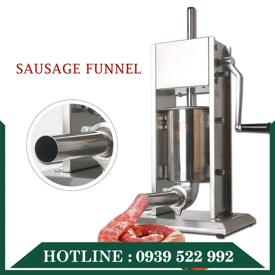 Máy Đùn Xúc Xích Quay Tay 5 Lít 6 Máy Đùn Xúc Xích Quay Tay 5 Lít - Ảnh 6