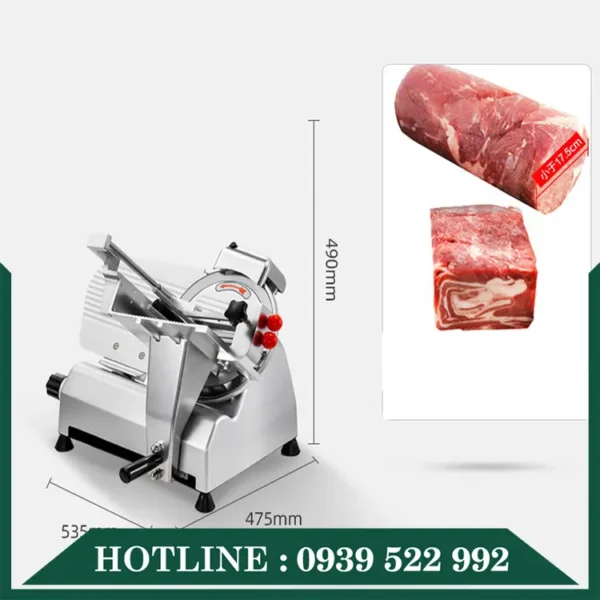 Máy Thái Thịt Tự Động SL-300E 13 may thai thit tu dong sl300e 5