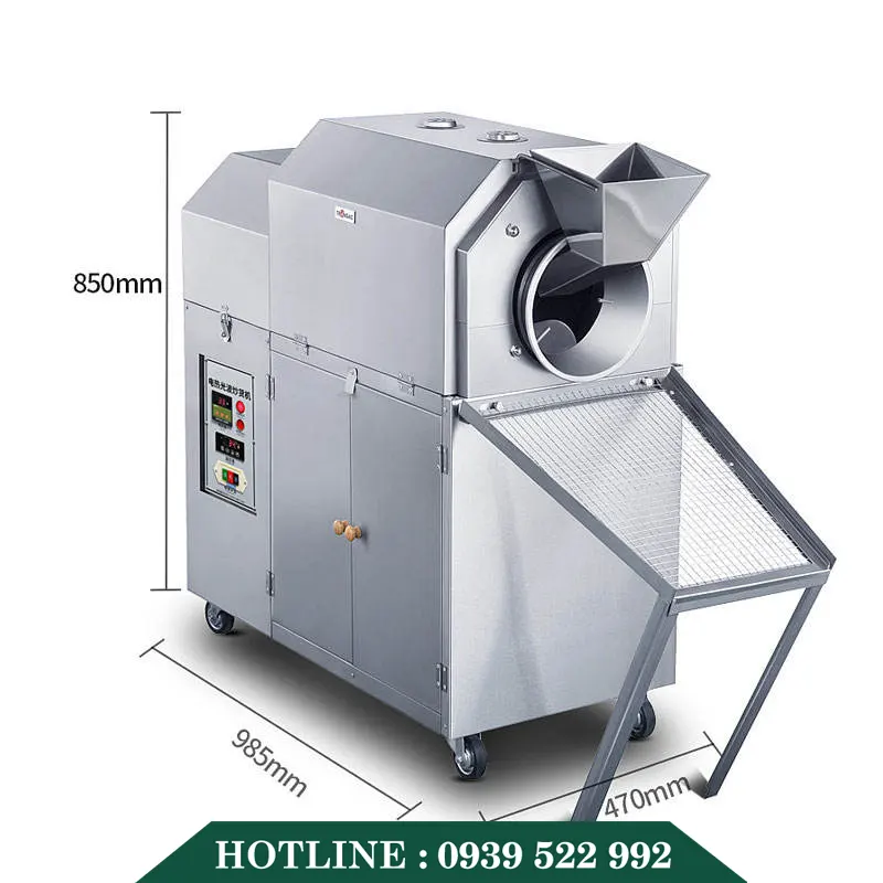 Máy Rang Hạt XL-25R Dùng Gas 10 MAY RANG HAT XL 25R DUNG GAS 1 1