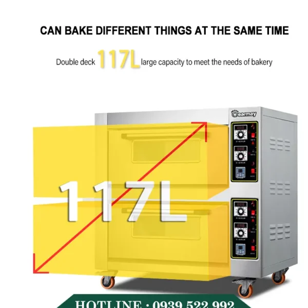 Lò Nướng Bánh Pizza 2 Tầng Độc Lập 8 lo nuong banh pizza hai tang doc la 2