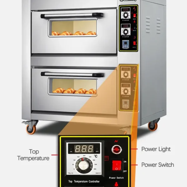 Lò Nướng Bánh Pizza 2 Tầng Độc Lập 9 lo nuong banh pizza hai tang doc la 3