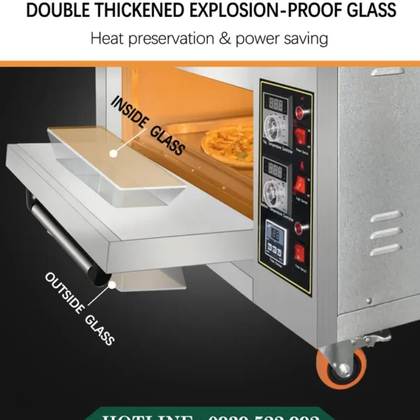 Lò Nướng Bánh Pizza 2 Tầng Độc Lập 10 lo nuong banh pizza hai tang doc la 4
