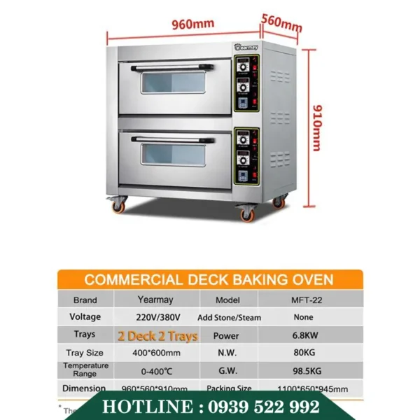 Lò Nướng Bánh Pizza 2 Tầng Độc Lập 11 lo nuong banh pizza hai tang doc la 5