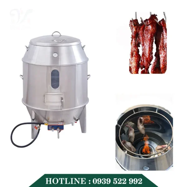Lò Quay Gà Vịt Có Kính 90cm 9 lo quay ga vit co kinh 90cm 2