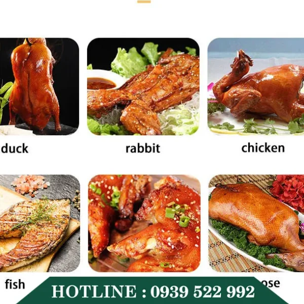 Lò Quay Vịt Dùng GAS FGJ-3P 8 lo quay vit dung gas fgj 3p 3