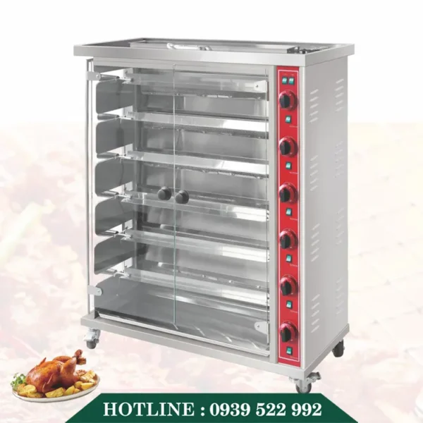 Lò Quay Vịt Dùng GAS FGJ-3P 9 lo quay vit dung gas fgj 3p 4