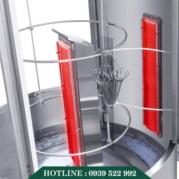 Lò Quay Vịt Kính Xoay 680 10 lo quay vit kinh xoay 850 3