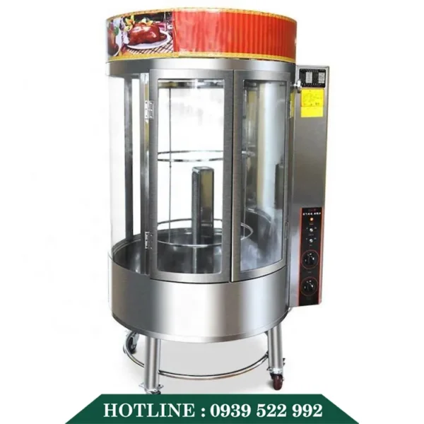 Lò Quay Vịt Kính Xoay 680 13 lo quay vit kinh xoay 850 6