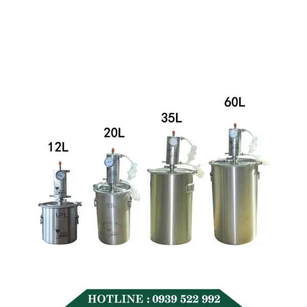 Máy Chưng Cất Tinh Dầu 12 Lít 7 may chung cat tinh dau 12 lit 4