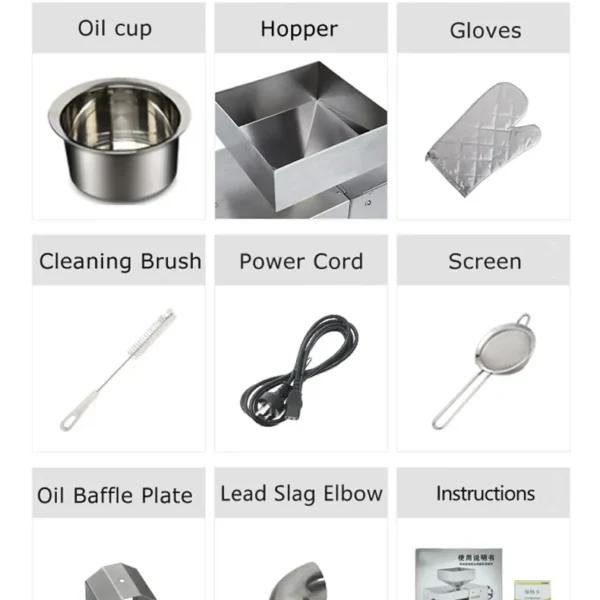 Máy Ép Dầu Thực Vật 1800w 8 may ep dau thuc vat 1800w 3