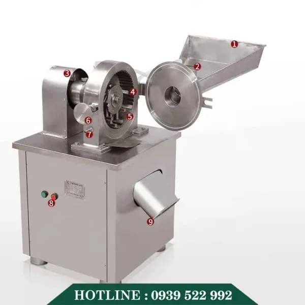 Máy Nghiền Dược Liệu Siêu Mịn WN-200 8 may nghien duoc lieu sieu min wn 200 2