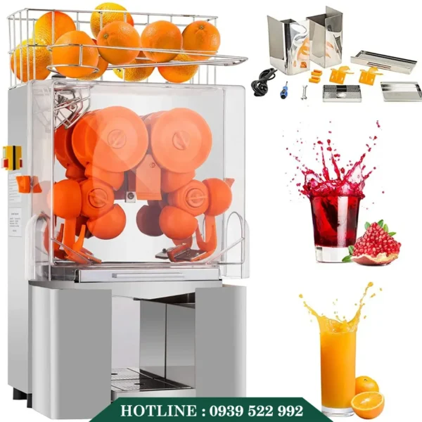 Máy Vắt Nước Cam Tự Động 20 Trái/Phút 7 may vat nuoc cam tu dong 20 qua phut 2