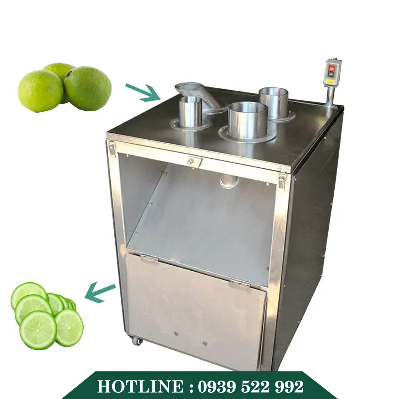 Máy Cắt Lát Rau Củ Quả Dạng Tròn 9 may cat lat rau cu qua dang tron 2
