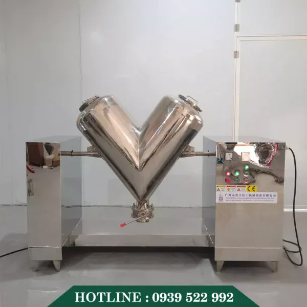 Máy Trộn Bột Chữ V 1000 lít Inox 304 8 may tron bot chu v 1000 lit inox 304 3 copy