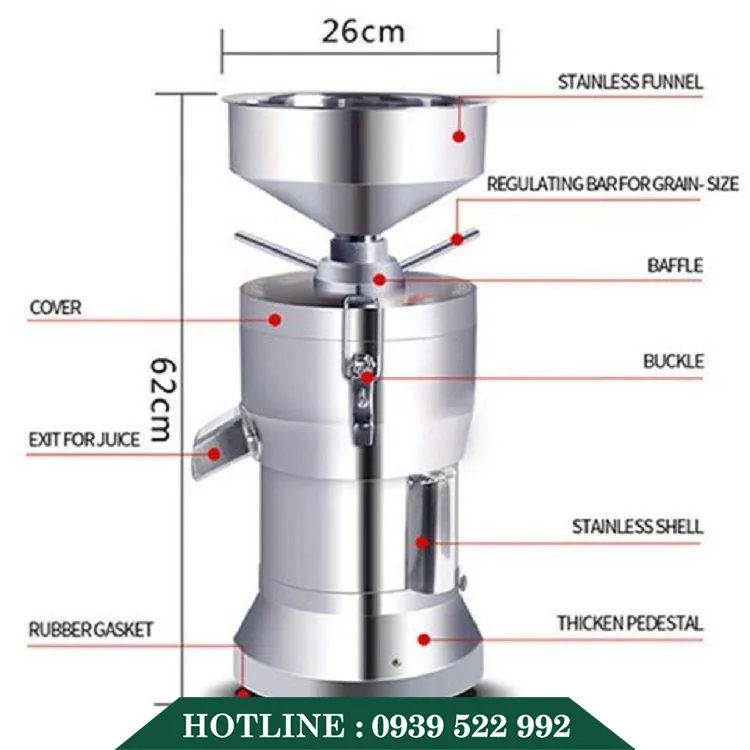 Máy Xay Đậu Nành FSM-130 - Ảnh 3
